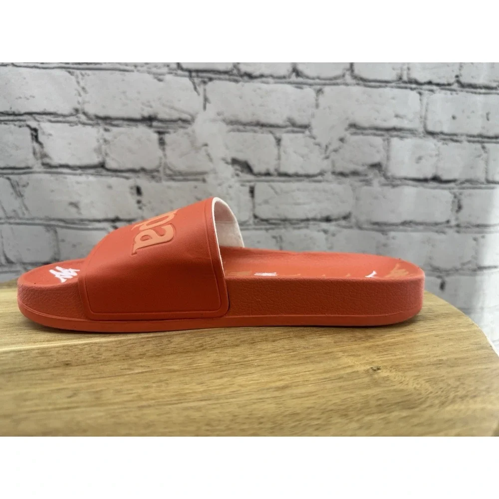 NEW Kappa 222 Banda Adam 17 Slides Orange Athletic Casual Recovery‎ Size 38